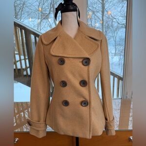 Banana Republic Women’s Camel Peacoat